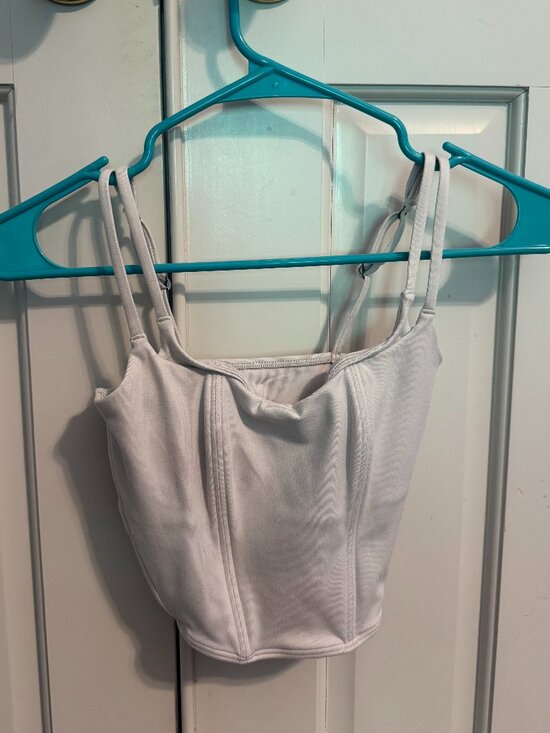 Gilly Hicks Tops - White Gilly Hicks Corset tank
